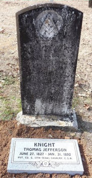 Thomas Jefferson Knight Final Resting Place